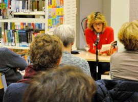 Op 23.01.20 was de Franse schrijver Monica Sabolo op bezoek in de Öffentliche Pfarrbibliothek in Kelmis.