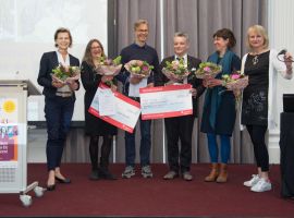 Uitreiking van de Euregio literatuurprijs voor scholieren aan Hugo Horiot (16 mei 2019,  Ballsaal im Alten Kurhaus, Aken). Foto: © Heike Lachmann.