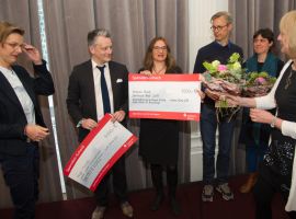 Uitreiking van de Euregio literatuurprijs voor scholieren aan Hugo Horiot (16 mei 2019,  Ballsaal im Alten Kurhaus, Aken). Foto: © Heike Lachmann.