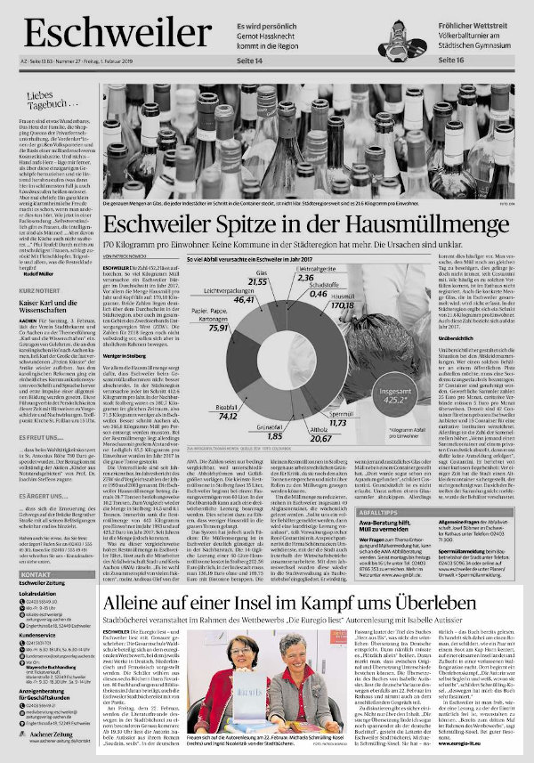 Eschweiler Zeitung, 01.02., pagina 14