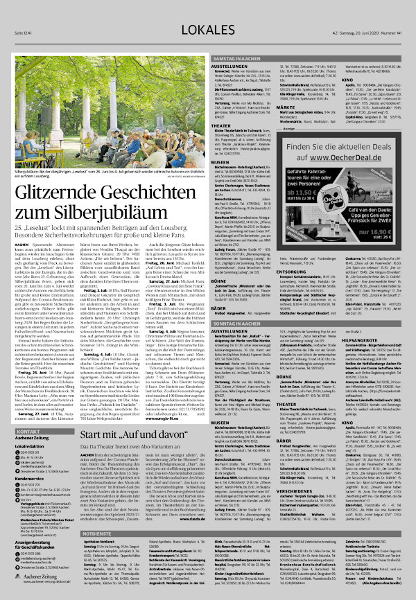 20.06.2020, Aachener Zeitung, pagina 12