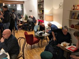 „Euregional Speed Date“ mit Künstler*innen und Kulturschaffenden am 20. Februar im Café Montjoie in Lüttich.