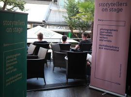 Europe and interventions in public space - with Mischa Leinkauf (Berlin), Dana Linssen (Amsterdam), film clips and slam poetry. (10.08.2019, Apollo Kino Aachen)