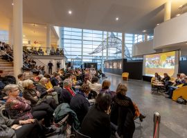 Am 21. Februar fand im Centre Céramique Maastricht unsere letzte große Doppellesung im Rahmen des „Euregio-Schüler-Literaturpreises“ 2019 mit Kirsten Gleinig und Stefan Hertmans statt. Fotos: © Jean-Pierre Geusens van Focuss22