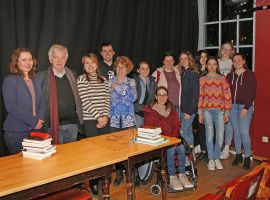 Kritikerrunde am 13.03.2019 in Aachen mit Pascale Hugues (Liberation, Der Tagesspiegel) und Martin Zingg (Neue Züricher Zeitung). Moderation: Andrea Zuleger (Aachener Zeitung/Aachener Nachrichten). Foto: © Johannes Weber.